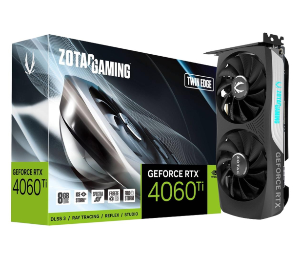 Zotac GeForce RTX 4060 Ti Gaming Twin Edge 8GB GDDR6 - 1143530 - zdjęcie